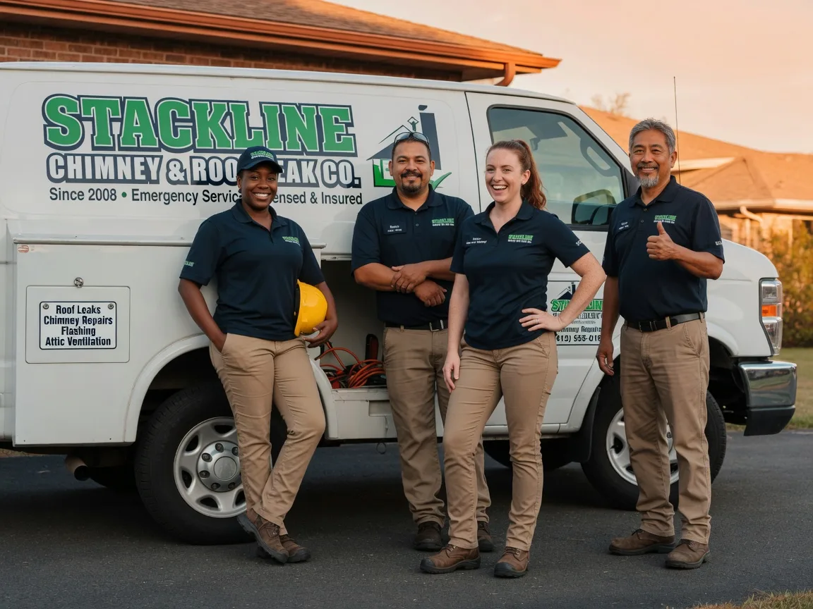 Chimney flashing repair company in Lancaster, TX